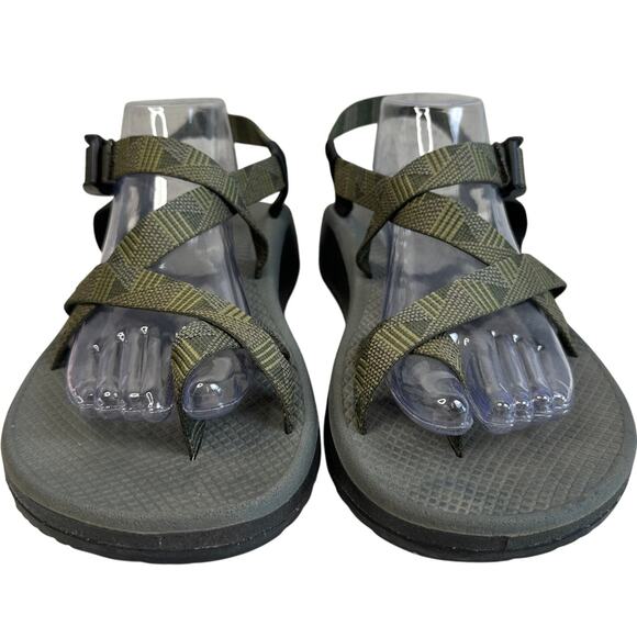 Chaco Sandals Green Mens SZ 12 Cloud 2 Adjustable Straps Hiking Water Shoe - Picture 3 of 8